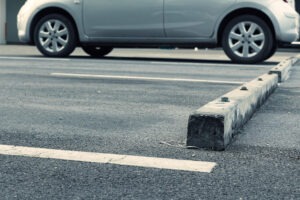 Parking Lot Hazards - Wheelstop - Viles & Beckman - Fort Myers Florida