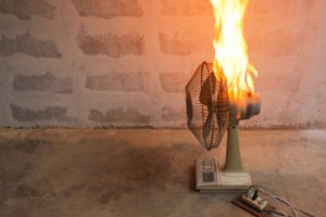 defective-fan-on-fire-caused-by-distributor-mishandling