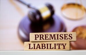 Wooden blocks spell out premises liability. Contact a Bokeelia premises liability lawyer.