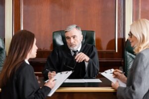 Florida judge explaining the statute of limitations in a wrongful death case to two lawyers