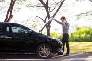 A man gets in an accident and wonders, “What if the car accident occurred on private property?”