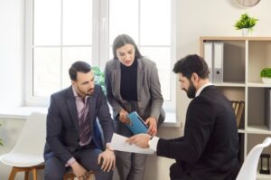 Lawyer discussing the types of compensation that may be available to clients in a black mold case